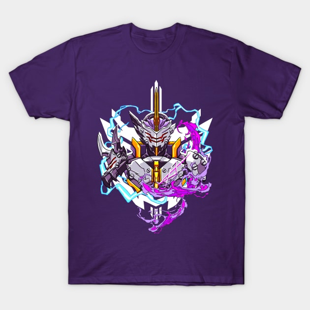 Calibur Knight Dragon T-Shirt by Hamimohsin